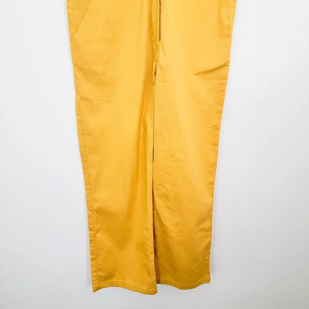 Nooworks Short Sleeve Coveralls Jumpsuit Mustard Yellow XXS - Picture 4 of 8